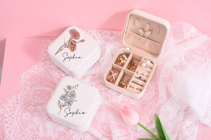 Engraved Jewelry Box