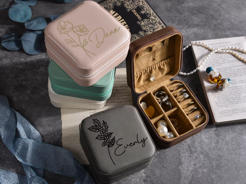 Personalized jewelry box