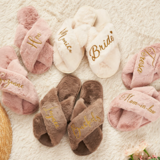 Personalized Bridal Slippers