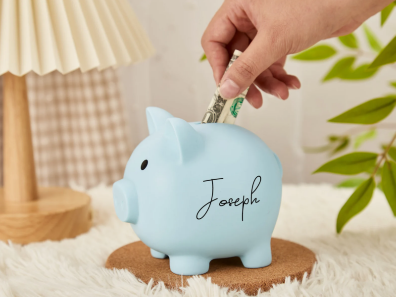 Personalized Money Box With Name