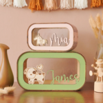 Personalized Wooden Money Box