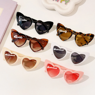 Personalized Heart-shaped Sunglasses