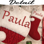 Embroidered Christmas Stockings With Names