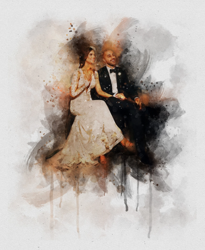 Wedding Painting, Digital Product