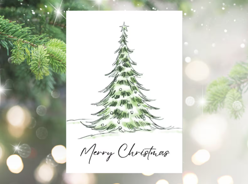 digital Christmas card