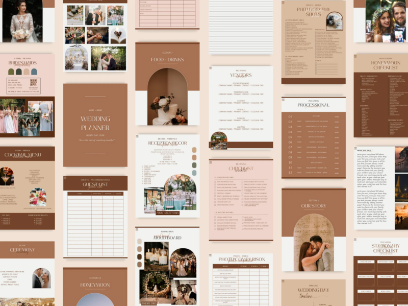 Digital wedding planner
