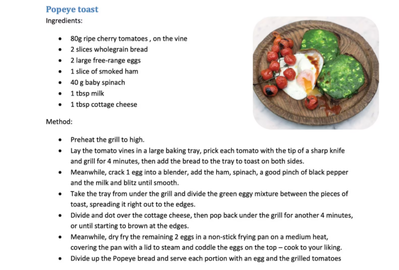 E-book of 45 irresistible healthy recipes